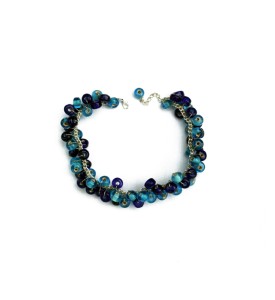 Adzo Jungle Blue Necklace